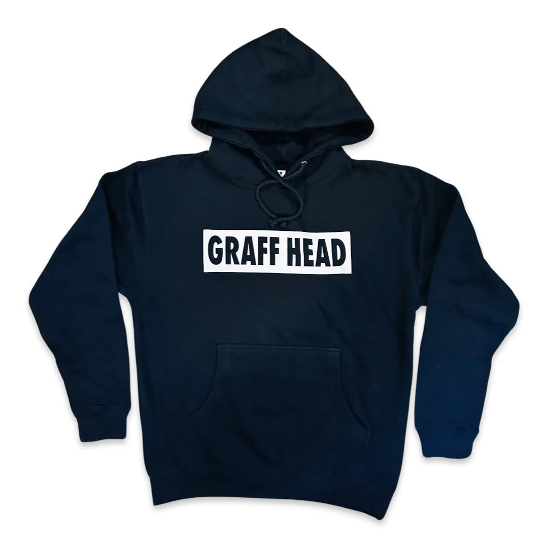 GRAFF HEAD Box Logo Hoodie (Black/White)