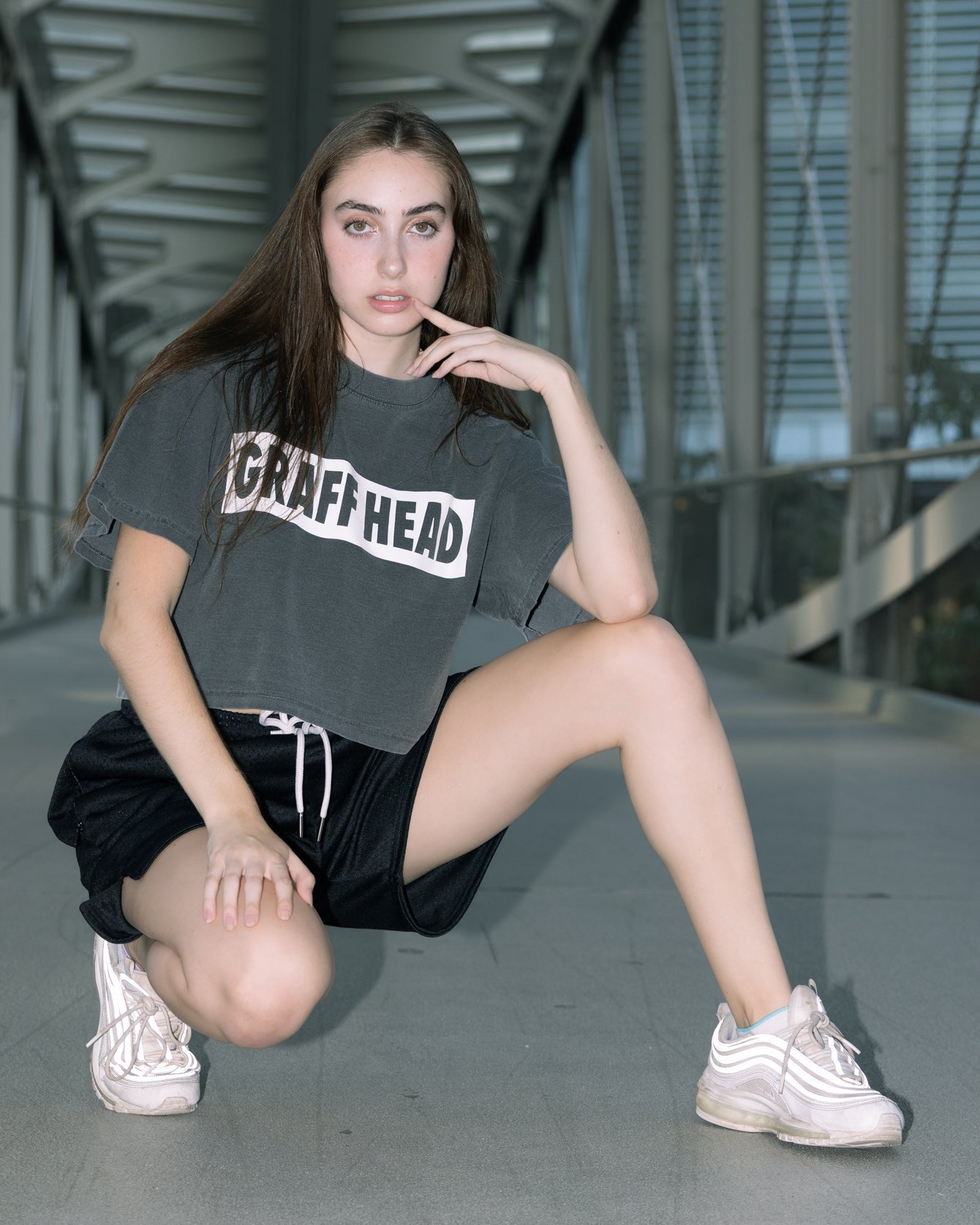 GRAFF HEAD Box Logo Crop Top