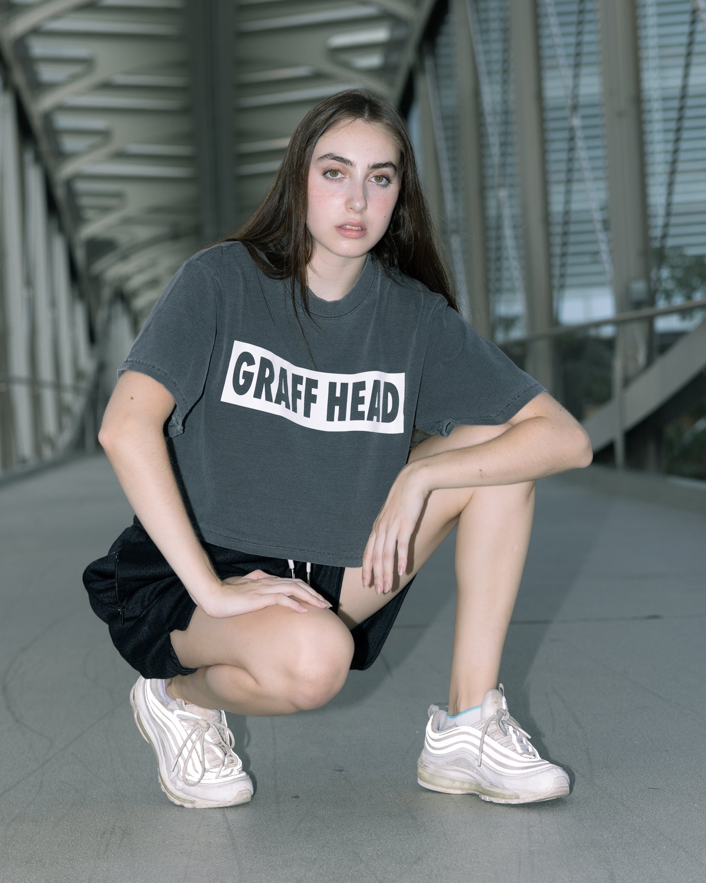 GRAFF HEAD Box Logo Crop Top