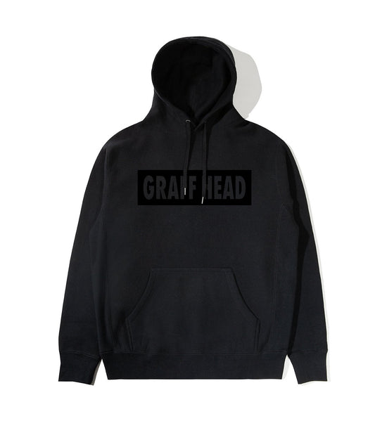 GRAFF HEAD Box Logo Hoodie (Black/Black)