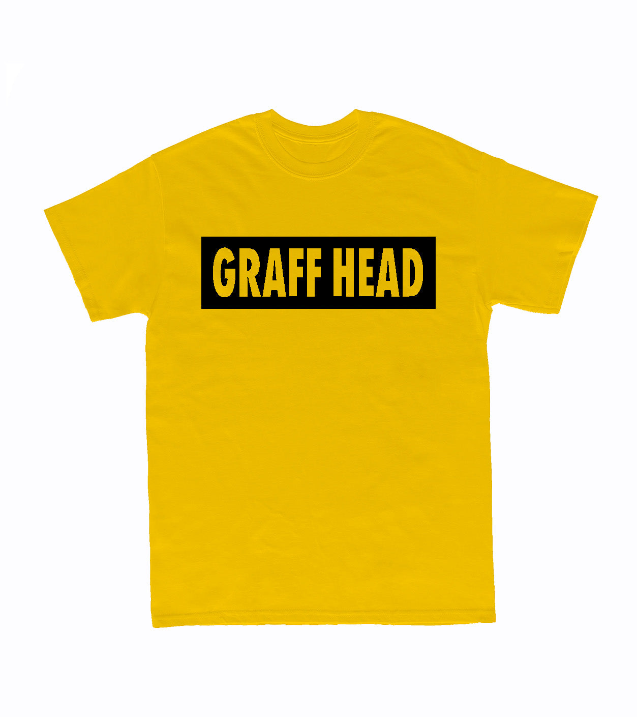 GRAFF HEAD Box Logo T-Shirt (Yellow/Black)